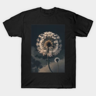 Rendered Dandelion Flower T-Shirt